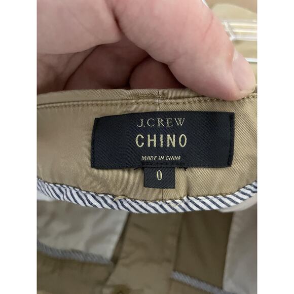 J Crew Chino Shorts Womens 0 Stretch Flat Front Classic Casual Summer Preppy - Picture 9 of 11